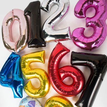 Buy Stylish Number Balloons at NIS Packaging & Party Supply