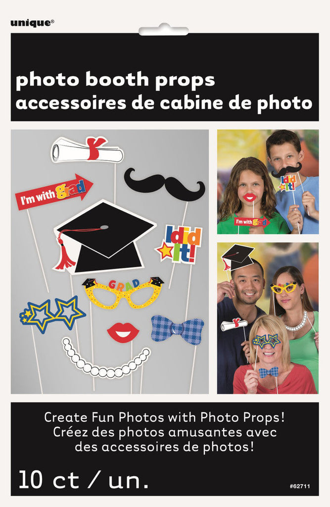 10 SELFIE PHOTO PROPS - GRADUATION NIS Packaging & Party Supply
