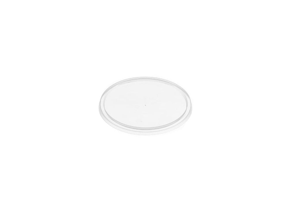 120mm Round Lid clear 50pk NIS Packaging & Party Supply