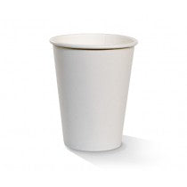 12oz Single Wall White Coffee Cup 90mm (50 pc) NIS Packaging & Party Supply
