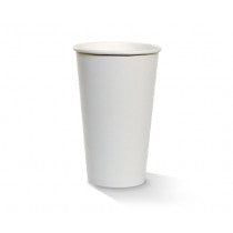 16oz Single Wall White Coffee Cup 90mm 50pk NIS Packaging & Party Supply