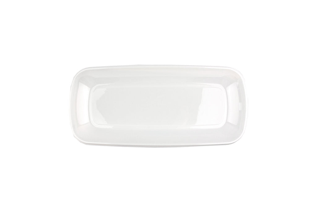 180mm x 390mm White Serving Tray NIS Packaging & Party Supply