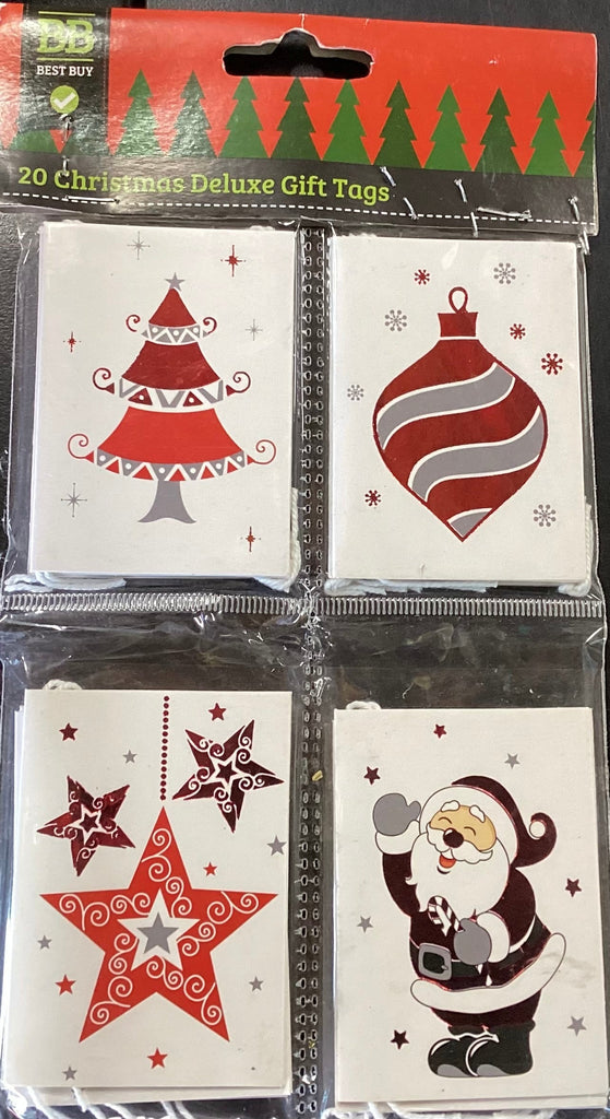 20 Christmas Gift Tags NIS Packaging & Party Supply