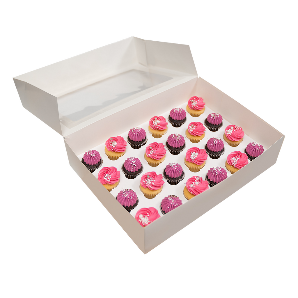 24 Cavity MINI Cupcake Box With Insert NIS Packaging & Party Supply