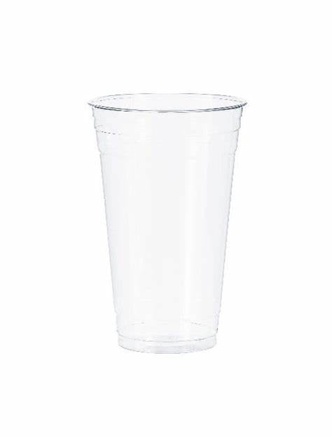 24oz (709ml) PET Clear Cold Cup (50 pc) NIS Packaging & Party Supply