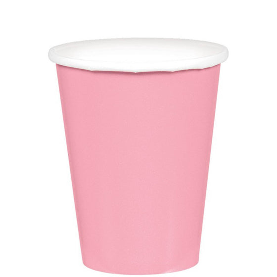 266ML CUPS PAPER 20 PACK - NEW PINK NIS Packaging & Party Supply