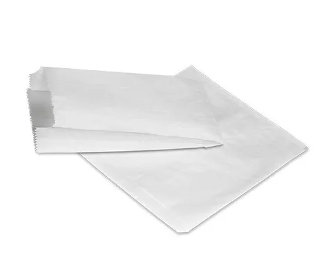 2W FLATE BAG WHITE 500 PACK NIS Packaging & Party Supply