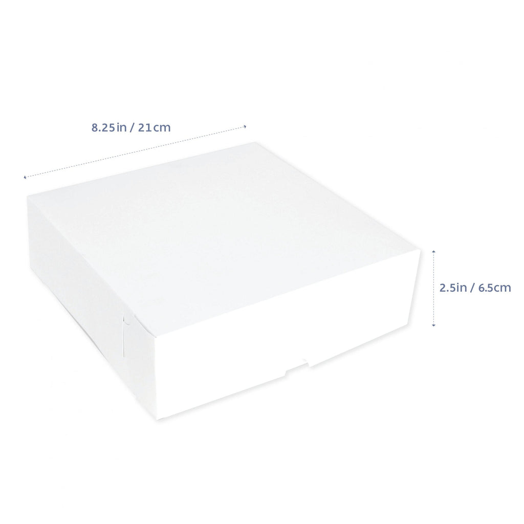 4 DONUT BOX 8.25x8.25x2.5(H)in 1pc NIS Packaging & Party Supply