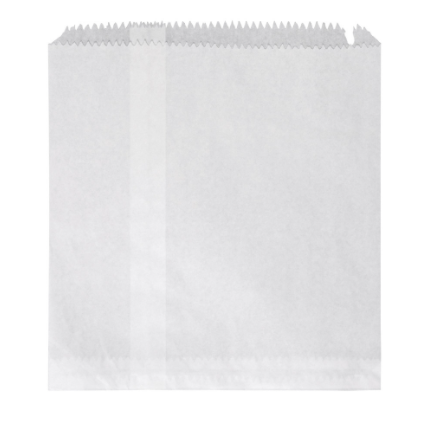 4F FLAT WHITE BAGS 500 PACK NIS Packaging & Party Supply