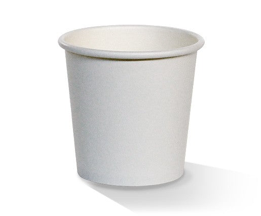 4oz Single Wall White Coffee Cup (50 pc) NIS Packaging & Party Supply