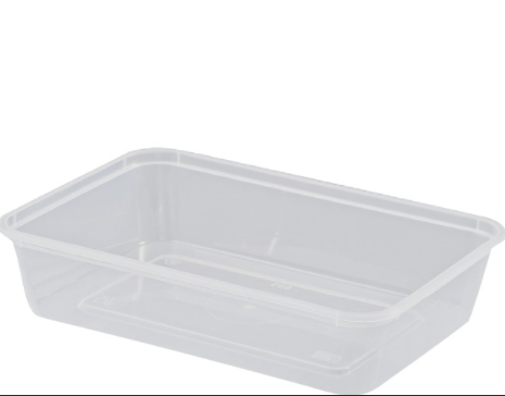 500ML Rectangle Containers with Lid 50 PACK NIS Packaging & Party Supply