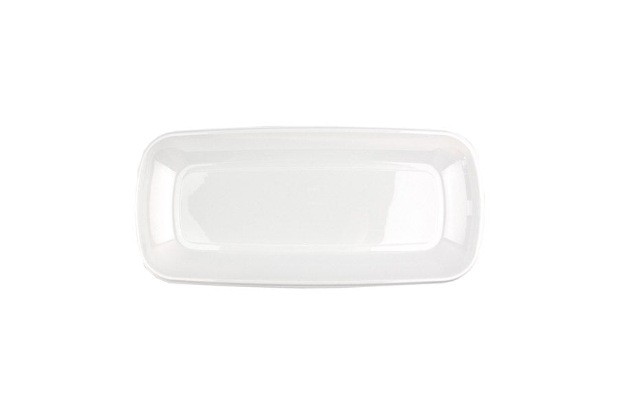 560mm x 225mm White Large Oblong Tray 2pk NIS Packaging & Party Supply