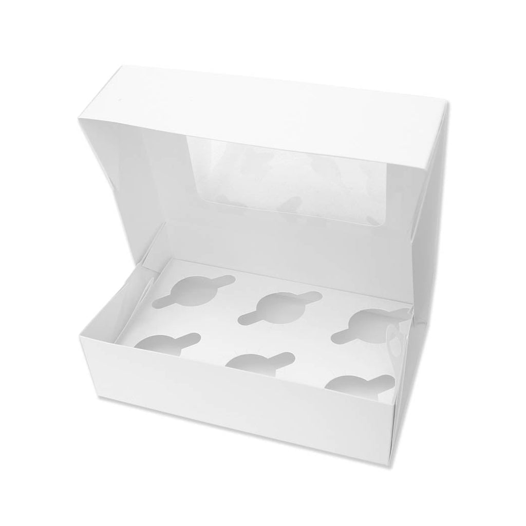 6 Cavity Cupcake Box With Insert NIS Packaging & Party Supply