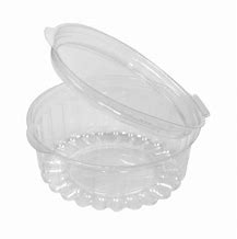 8oz Show Bowl Flat lid (50 pc) NIS Packaging & Party Supply