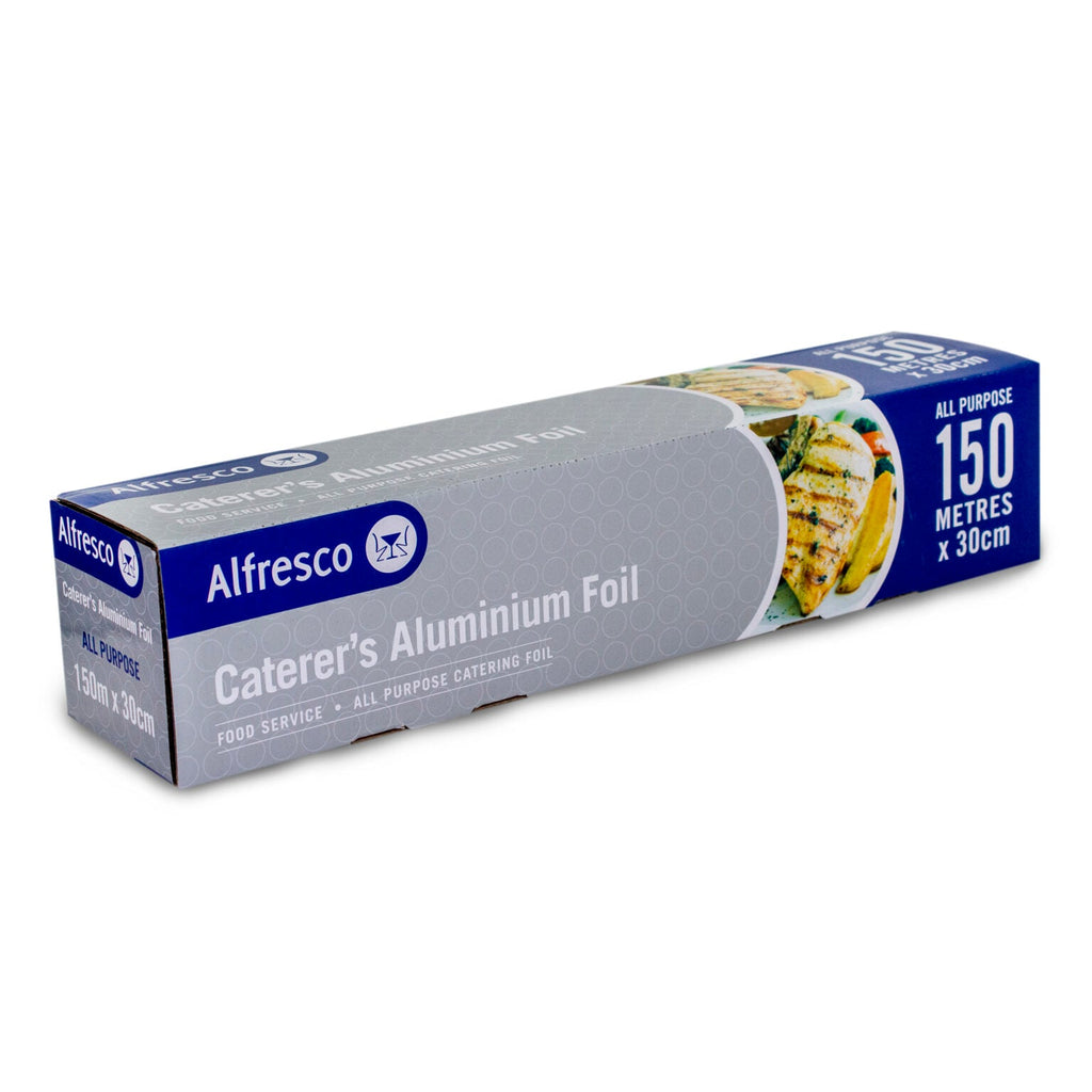 All Purpose Alfresco Caterer's Foil 30cm x 150M Aluminium NIS Packaging & Party Supply