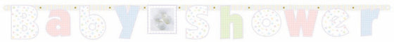 BABY SHOWER SOFT MOMENTS ILLUSTRATED BANNER NIS Packaging & Party Supply