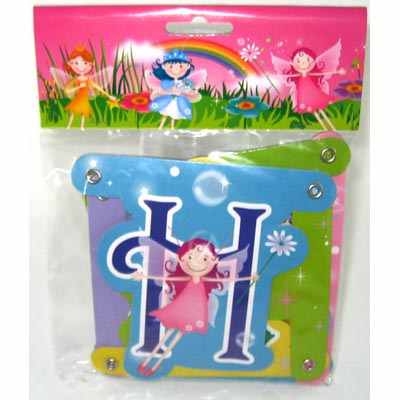 Buy BANNER JOINTED 'FAIRIES' Happy Birthday 1PC at NIS Packaging & Party Supply Brisbane, Logan, Gold Coast, Sydney, Melbourne, Australia