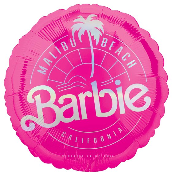BARBIE Foil Balloon 45cm 1pc NIS Packaging & Party Supply