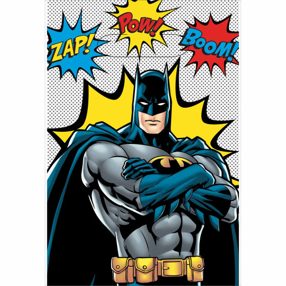 BATMAN HEROES Unite Loot Bags 8pk  22cm x 16m NIS Packaging & Party Supply