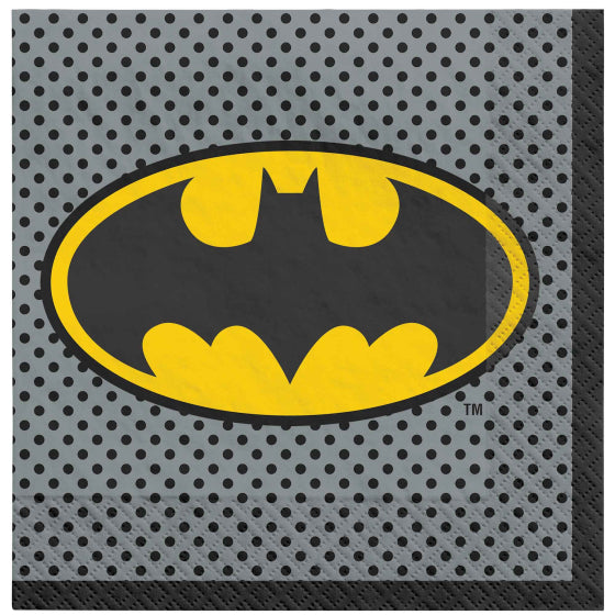 BATMAN Heros Unite Lunch Napkins 16pk NIS Packaging & Party Supply