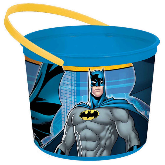 BATMAN Plastic Favor Container 1pc NIS Packaging & Party Supply