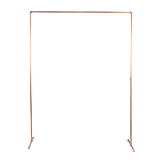 BOTANICAL WEDDING BACKDROP COPPER FRAME NIS Packaging & Party Supply