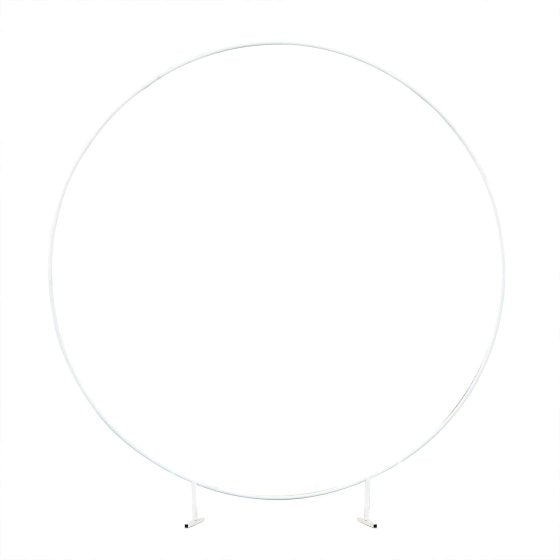 BOTANICAL WEDDING MOONGATE HOOP WHITE NIS Packaging & Party Supply