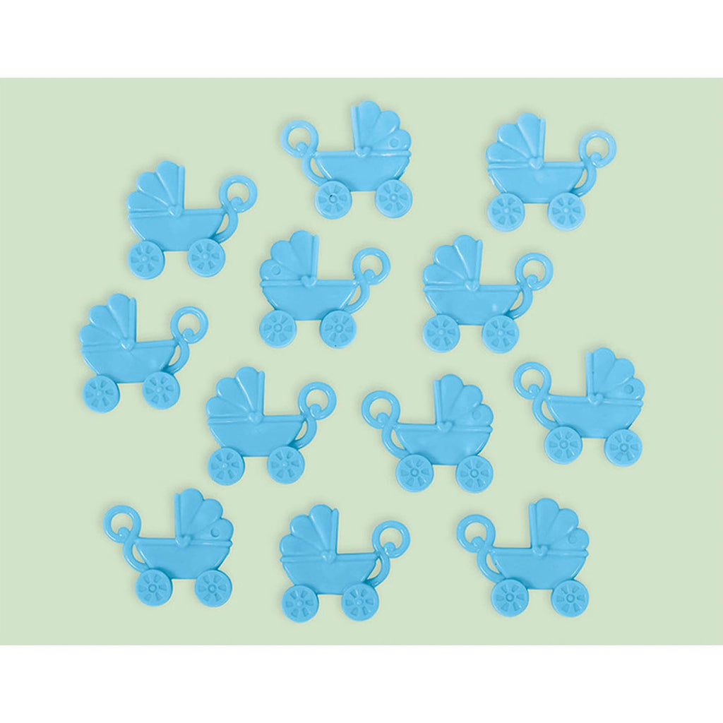 Baby Shower Carriage Favors - Blue 12pk NIS Packaging & Party Supply