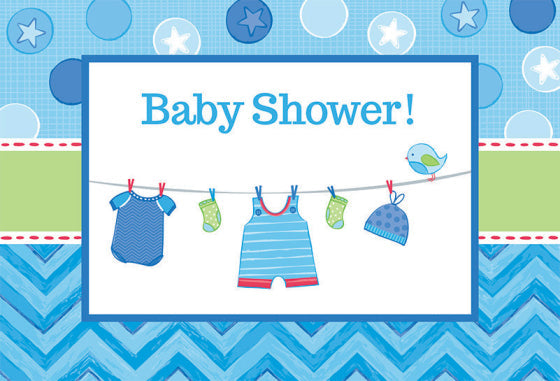 Baby shower invitations 8pk NIS Packaging & Party Supply