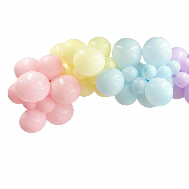 Balloon Arch/ Garland Set 4m - Pastel Macaron NIS Packaging & Party Supply