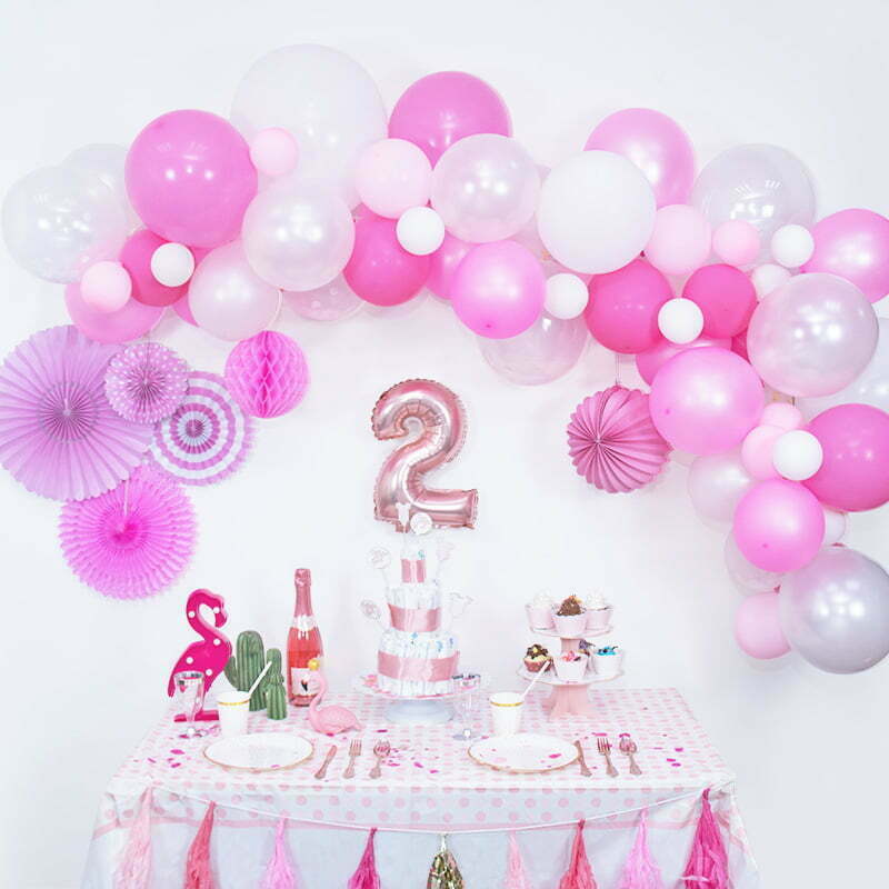 Balloon Arch/ Garland Set 4m - Pink NIS Packaging & Party Supply