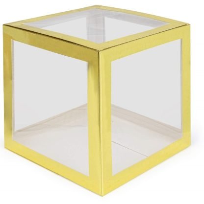 Balloon Box Gold NIS Packaging & Party Supply