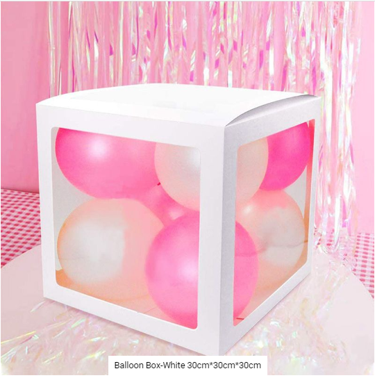 Buy Balloon Box white (1 pc) at NIS Packaging & Party Supply Brisbane, Logan, Gold Coast, Sydney, Melbourne, Australia