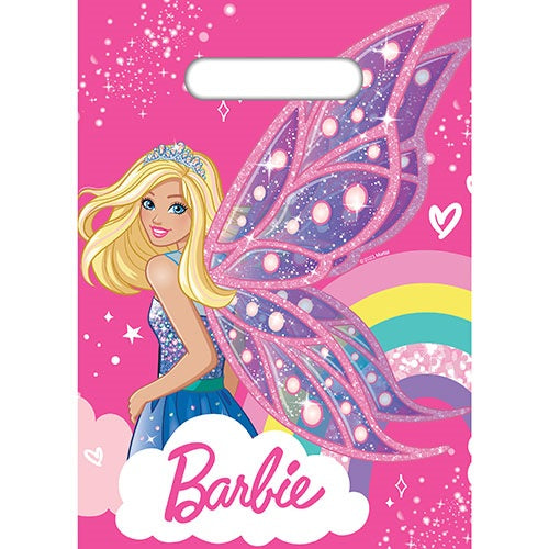Barbie Printed Party Favour Gift bags 8pk NIS Packaging & Party Supply