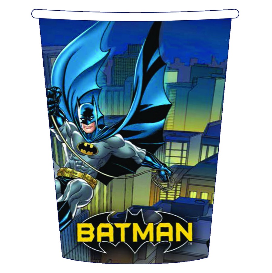 Batman Cup 266ml 8pk NIS Packaging & Party Supply