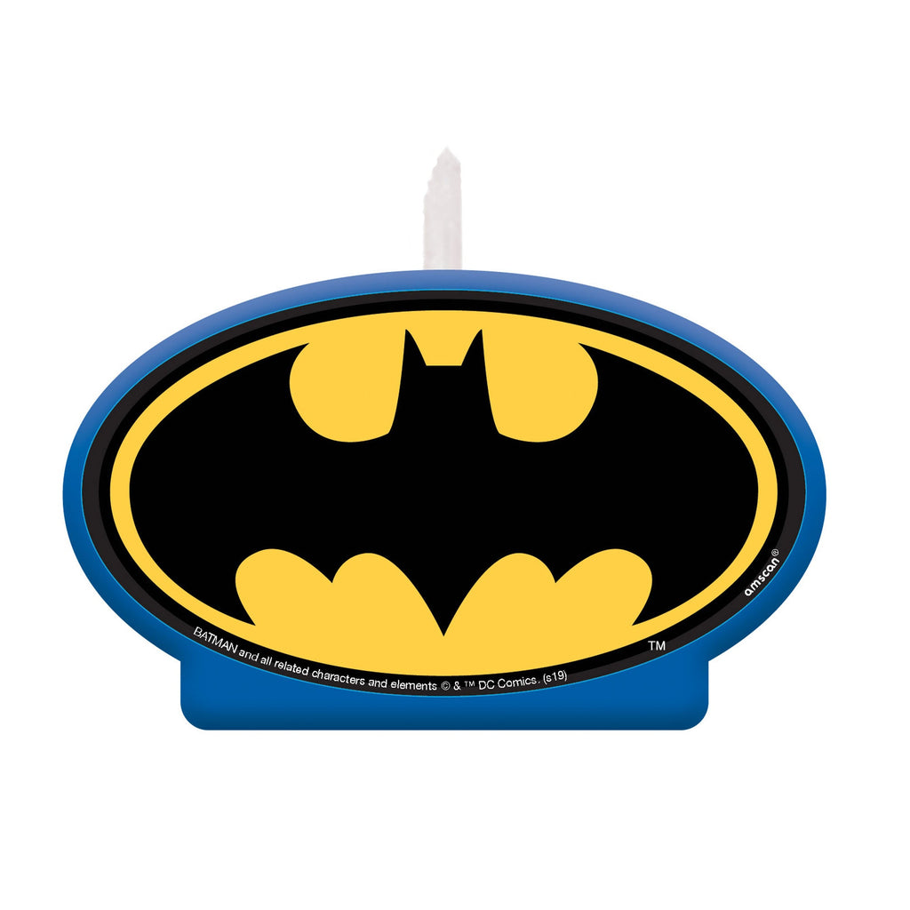Batman Heroes Unite BDAY Candle NIS Packaging & Party Supply