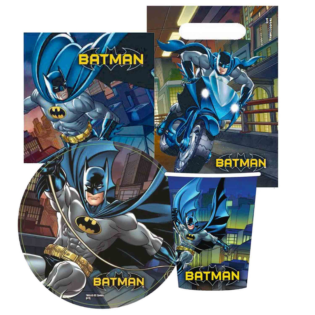 Batman Party Pack 40pc* NIS Packaging & Party Supply