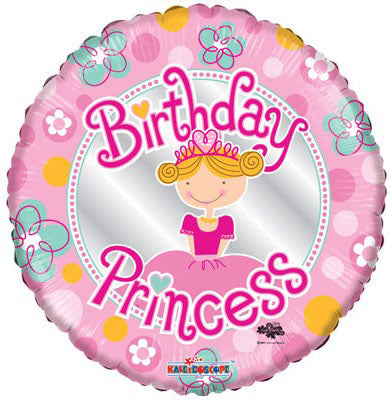 Buy Birthday Princess Round Foil Balloon (45cm) at NIS Packaging & Party Supply Brisbane, Logan, Gold Coast, Sydney, Melbourne, Australia