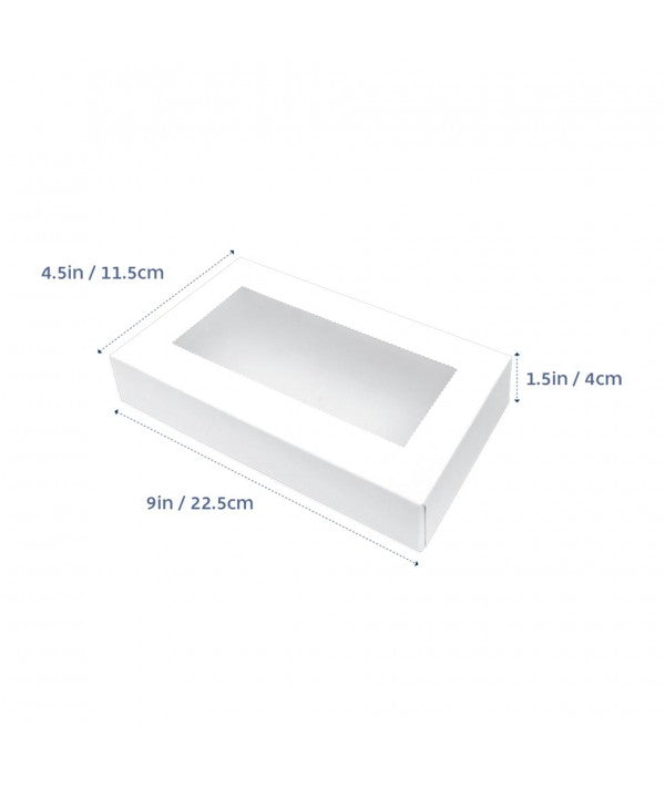 Biscuit Box Rectangle 9x4.5x1.5(H)in NIS Packaging & Party Supply