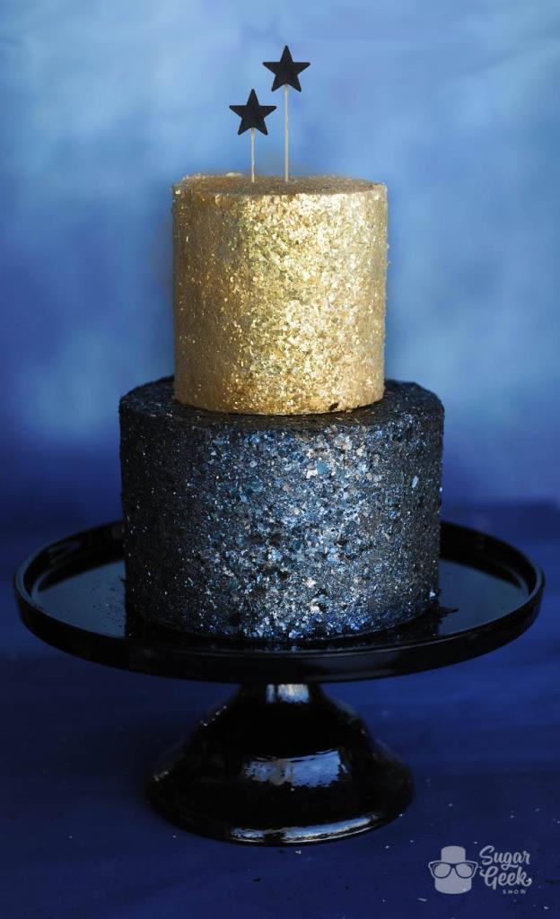 Black Candle Glitter #STAR NIS Packaging & Party Supply