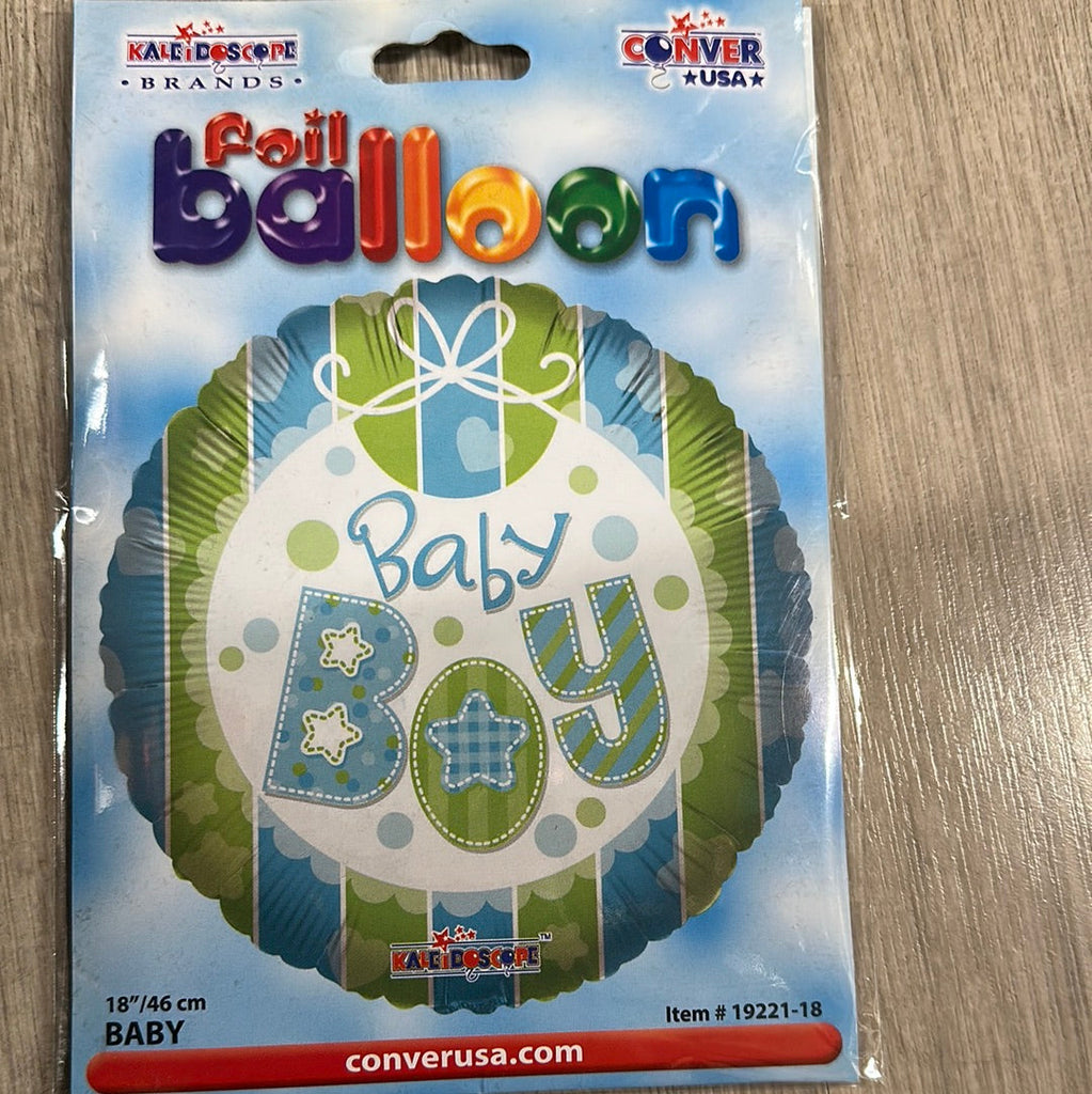 Blue Baby Shower Foil balloon baby boy 45cm NIS Packaging & Party Supply