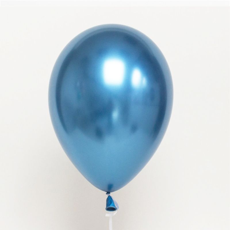 Buy Blue Chrome Balloon 30cm (10 pcs) at NIS Packaging & Party Supply Brisbane, Logan, Gold Coast, Sydney, Melbourne, Australia