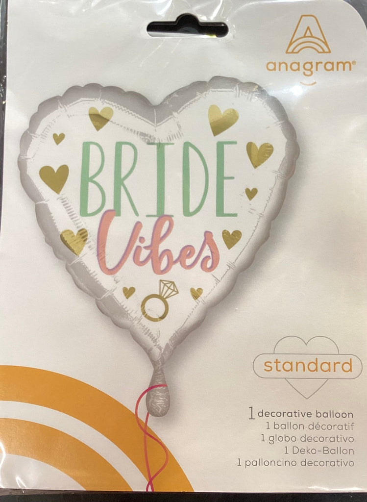 Bride Vibes 1 decorative Ballon 43cm NIS Packaging & Party Supply