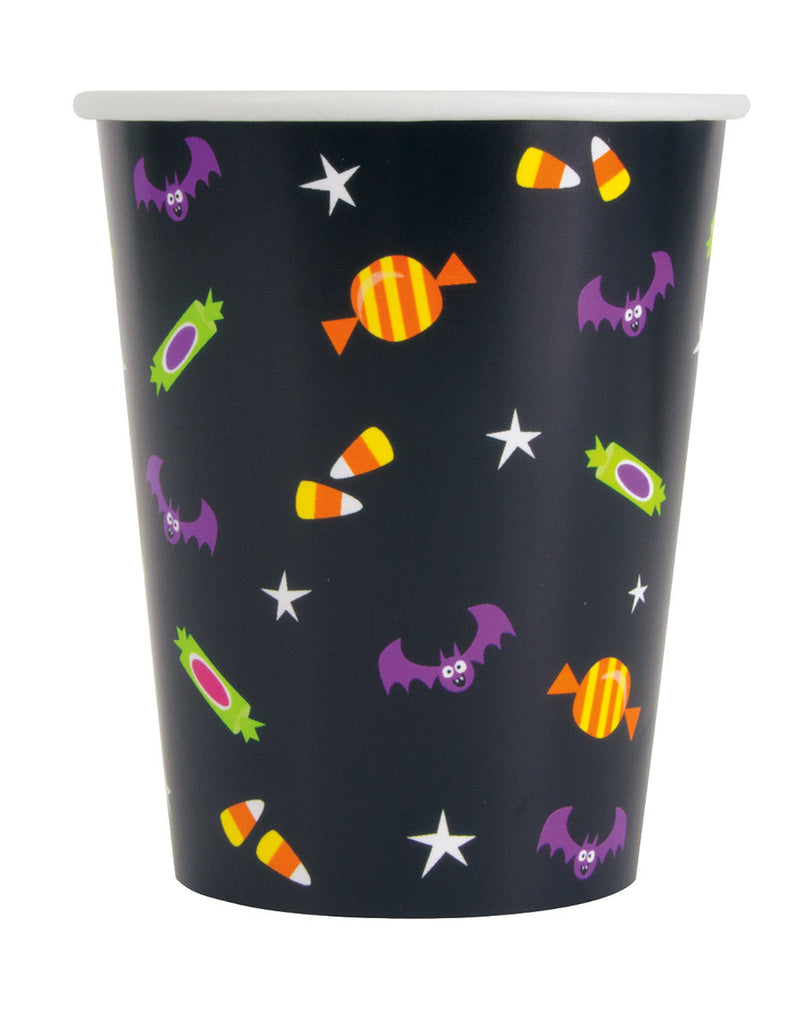 CAT & PUMPKIN 8 X 270ML (9OZ) PAPER CUPS NIS Packaging & Party Supply