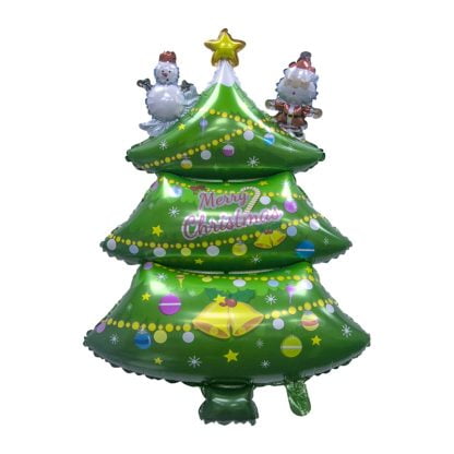 CHRISTMAS TREE FOIL BALLOON 1pk NIS Packaging & Party Supply