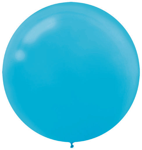 Caribbean Blue Latex balloon 60cm Pack of 4 NIS Packaging & Party Supply