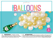 Champagne Bottle Foil Balloons Kit NIS Packaging & Party Supply
