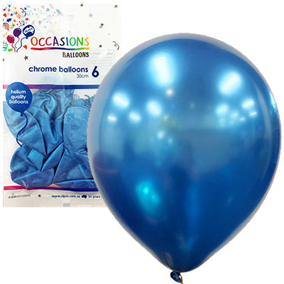 Buy Chrome Blue Colours 30cm Balloons at NIS Packaging & Party Supply Brisbane, Logan, Gold Coast, Sydney, Melbourne, Australia