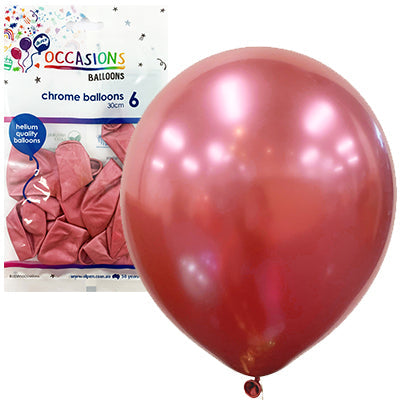 Buy Chrome Pink Colours 30cm Balloons at NIS Packaging & Party Supply Brisbane, Logan, Gold Coast, Sydney, Melbourne, Australia