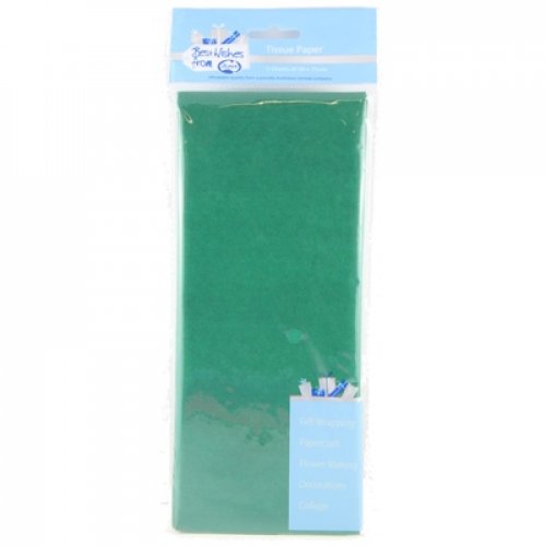 Clearence Standard Emerald Green 17gsm tissue paper p5 NIS Packaging & Party Supply